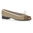 Beige Nubuck ballet_flats